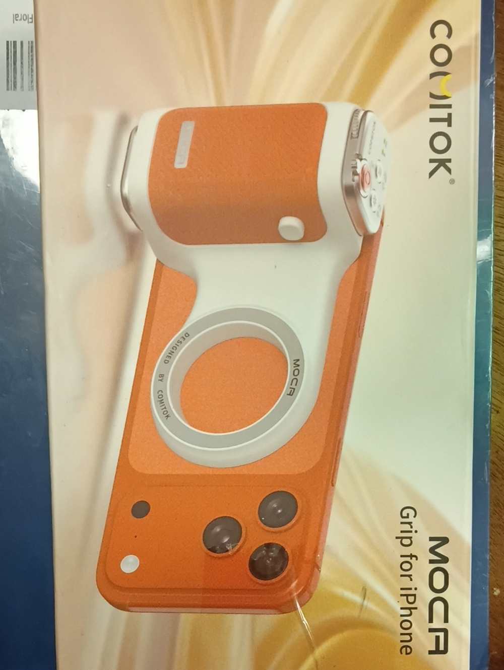 MOCA Orange Grip Case for iPhone